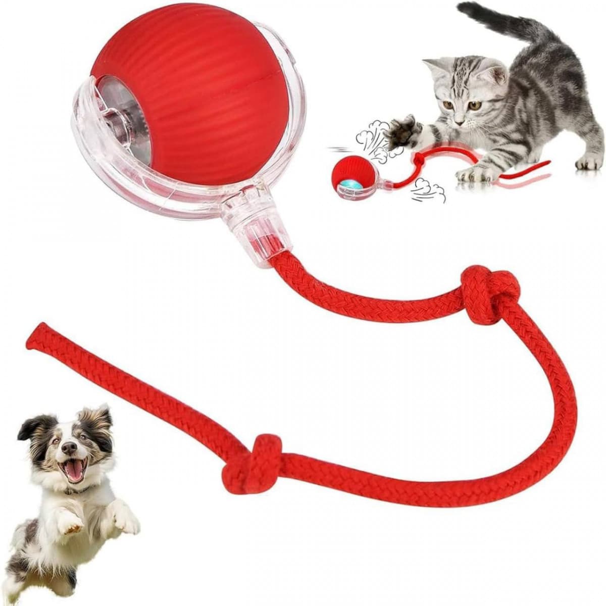 AUTOMATIC CAT TEASER BALL