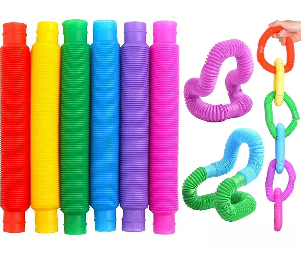 BIG POP TUBE RING (SET OF 6)
