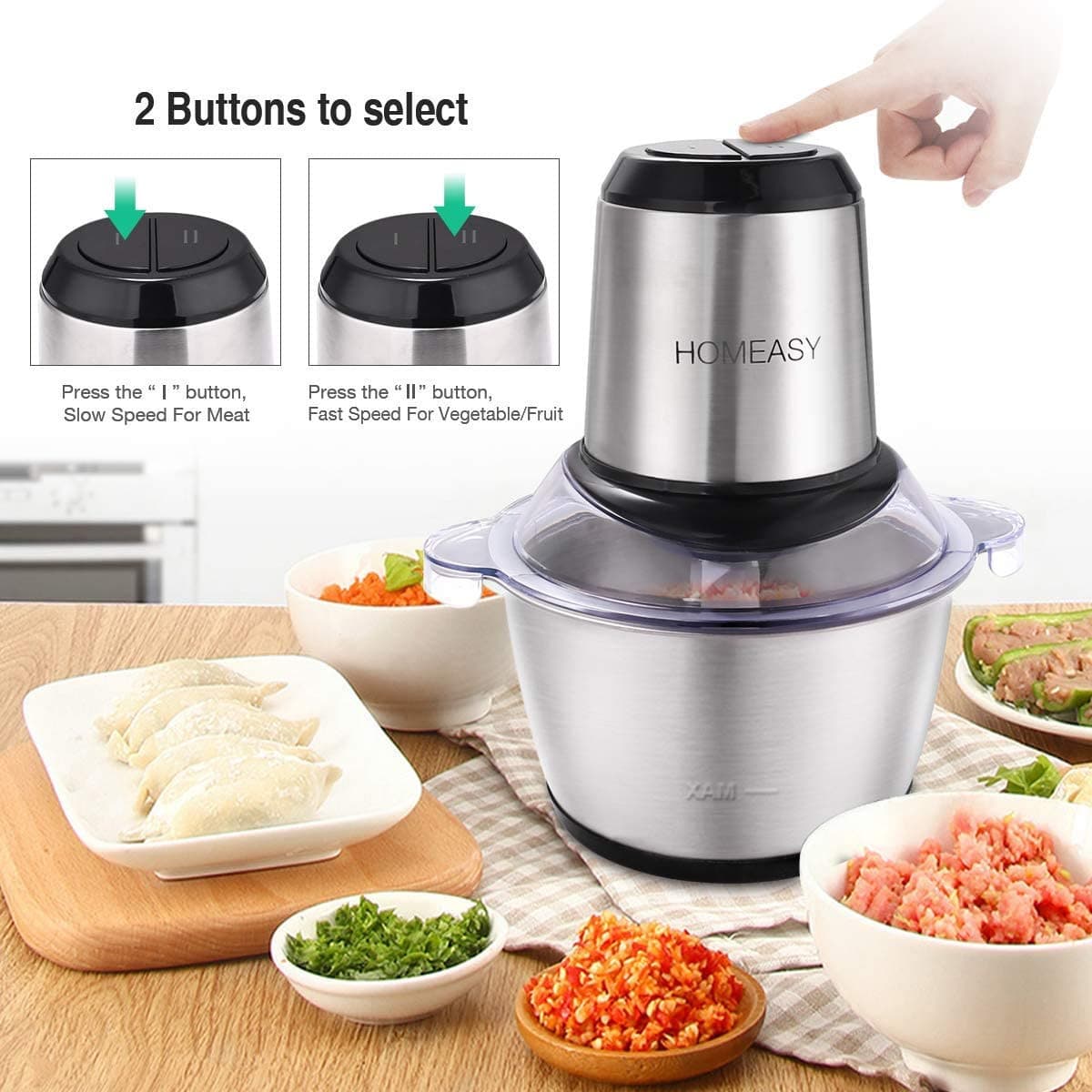 STEEL MEAT GRINDER (3L)
