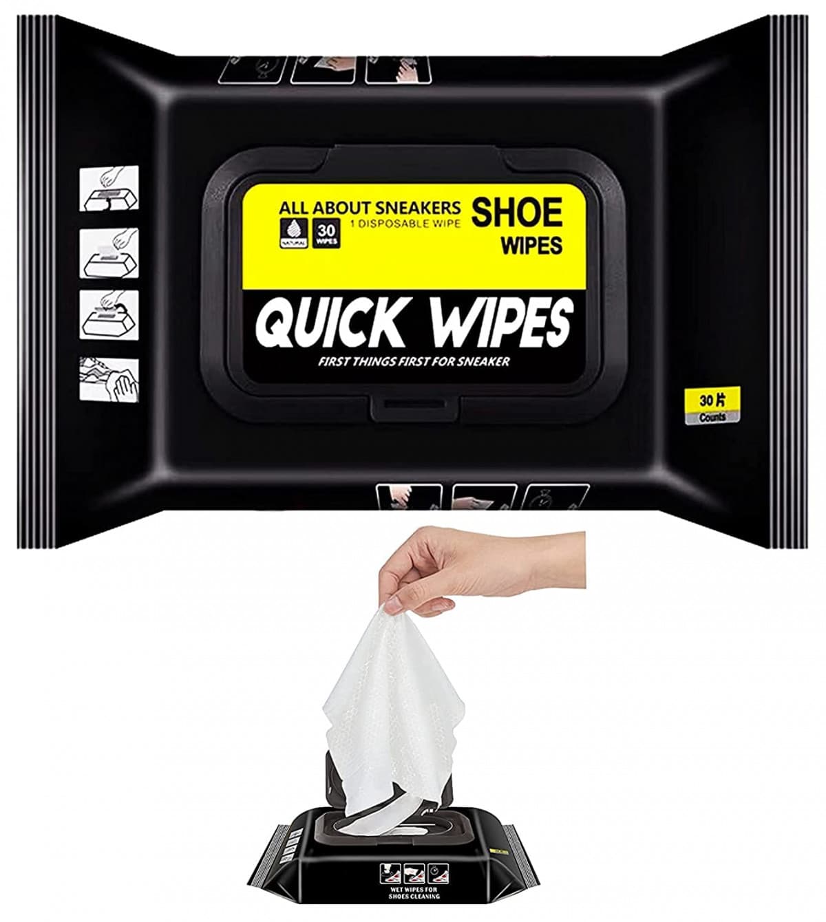 SHOE CLEANING WIPES (80 WIPES)