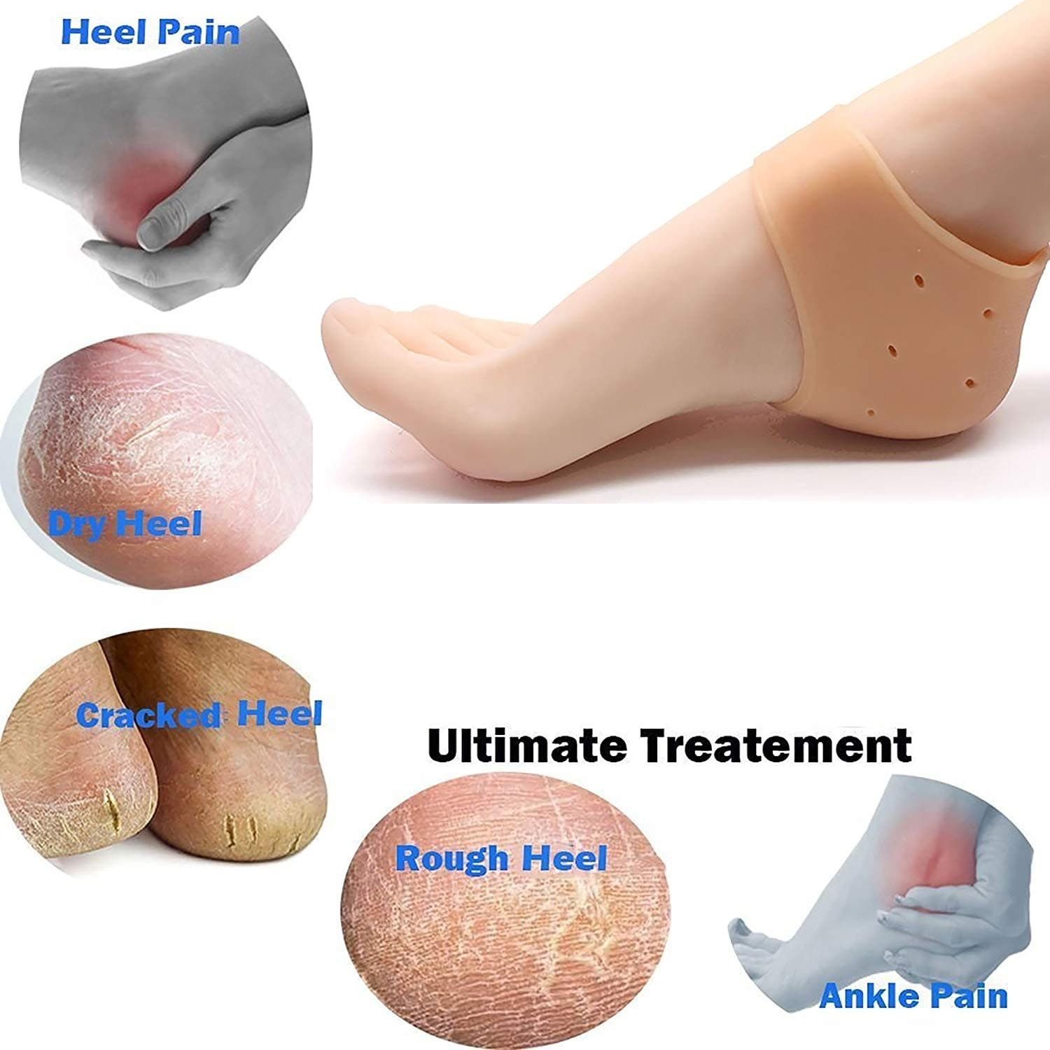 SILICON HALF HEEL PROTECTOR