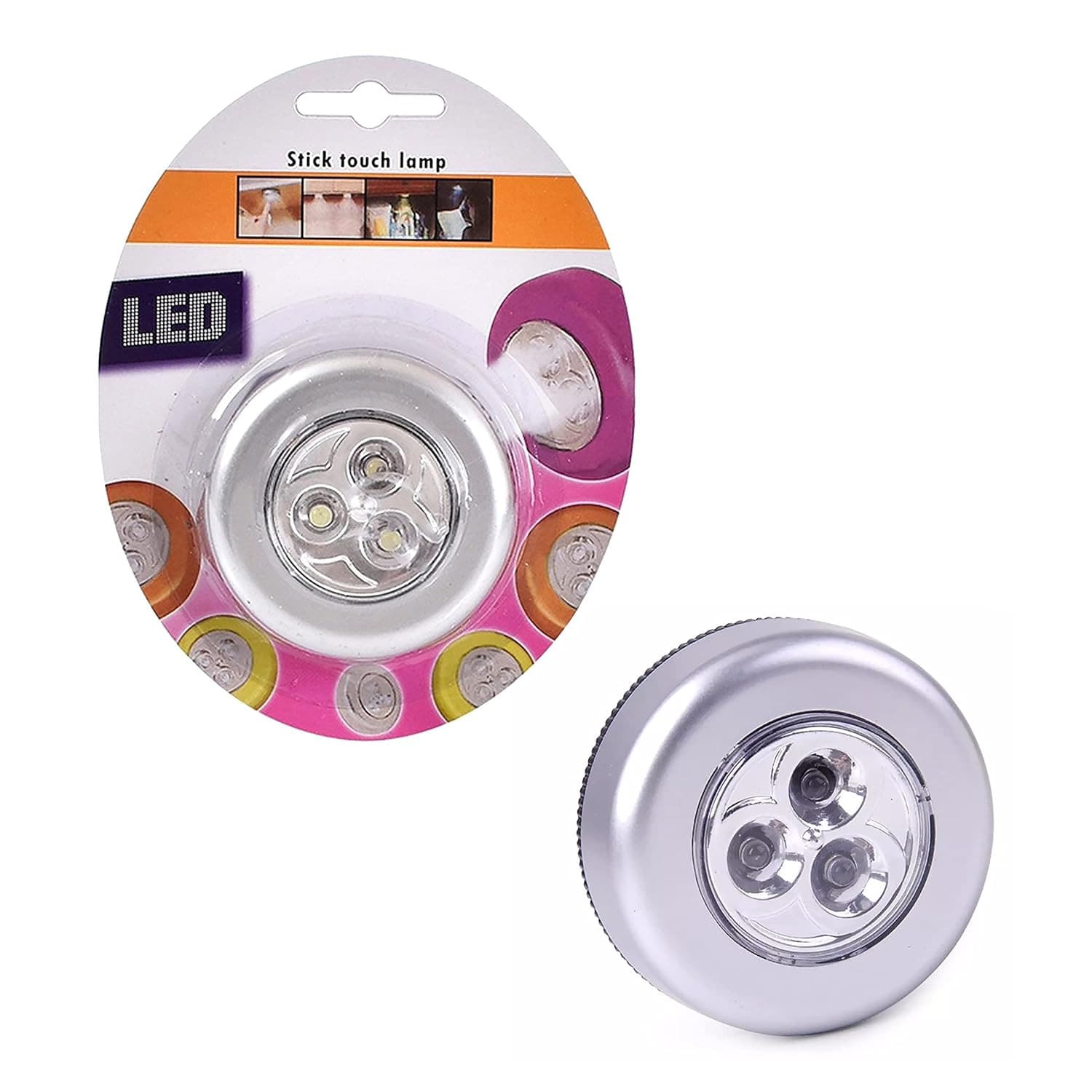 3 LED PUSH PLASTIC TOUCH LAMP