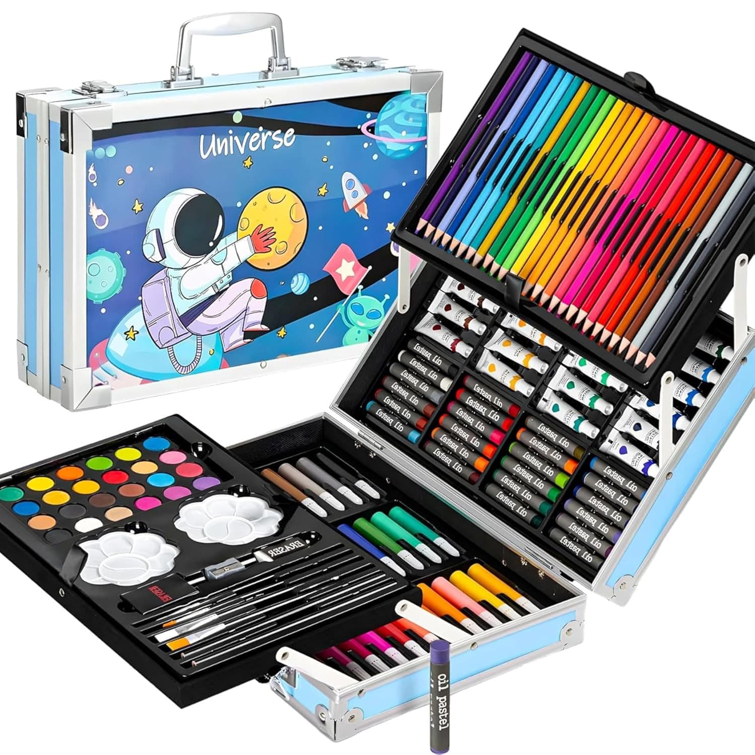 145 PCS BIG COLOR SUITCASE KIT ART SET