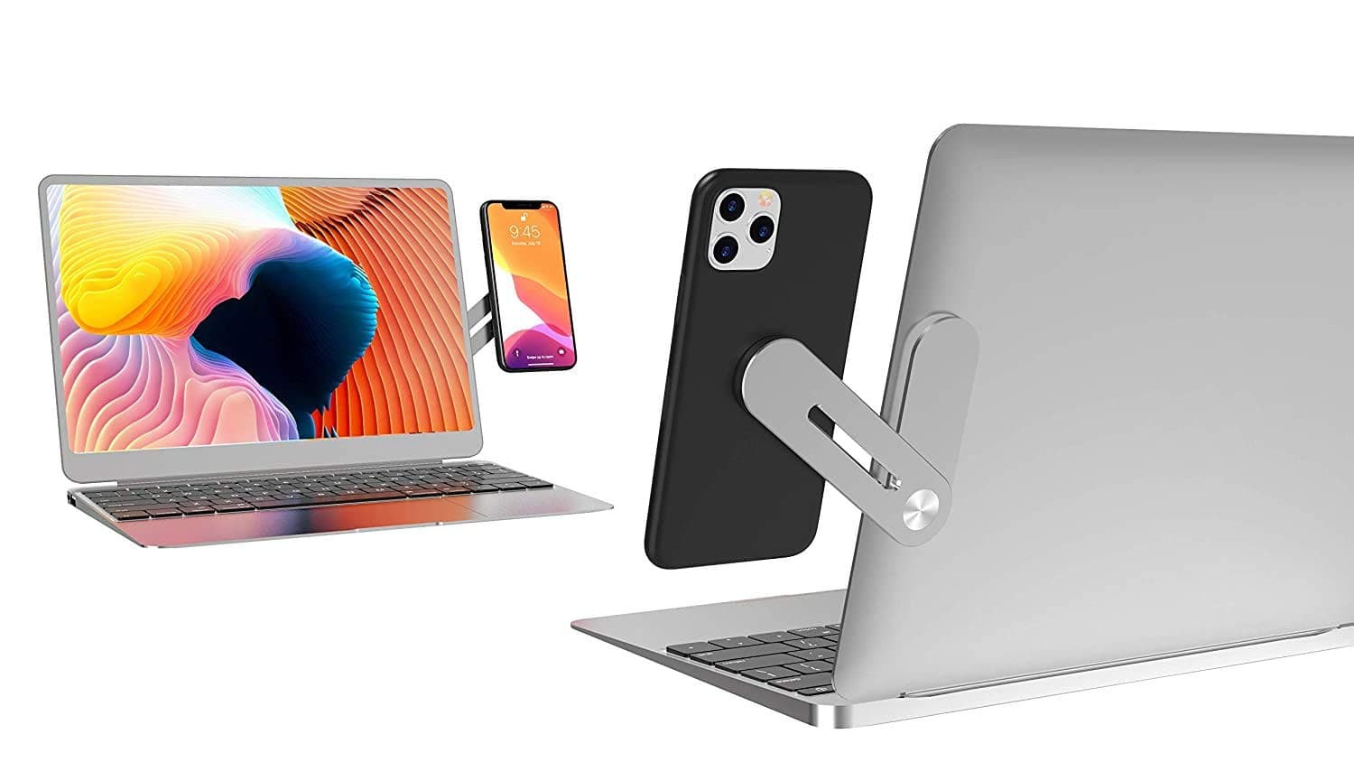 2 IN 1 LAPTOP EXPANSION BRACKET MOBILE PHONE STAND 