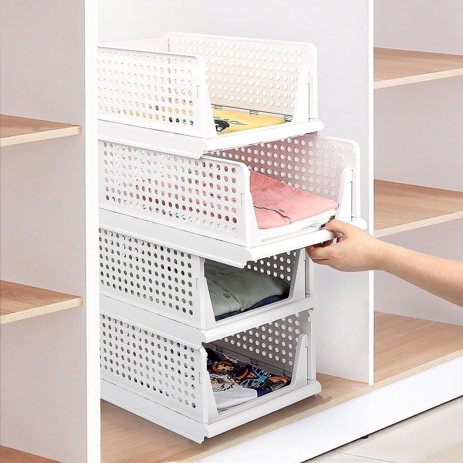 4 LAYER FOLDABLE SLIDING DRAWER 