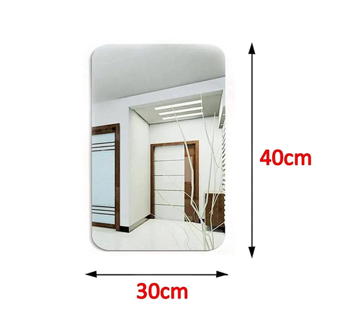 RECTANGLE SHAPE STICKER MAGIC MIRROR
