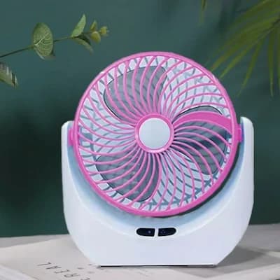 RECHARGEABLE TABLE FAN WITH LIGHT (JY-1880)