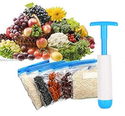 VACUUM FOOD STORAGE BAGS (PACK OF 10)