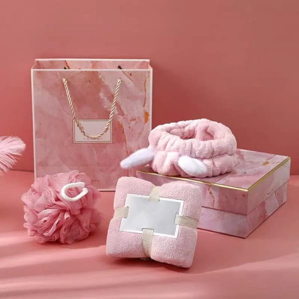 BABY BATH TOWEL SET GIFT BOX