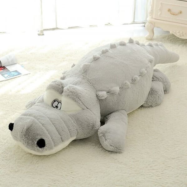 CROCODILE PLUSH PILLOW SOFT TOY