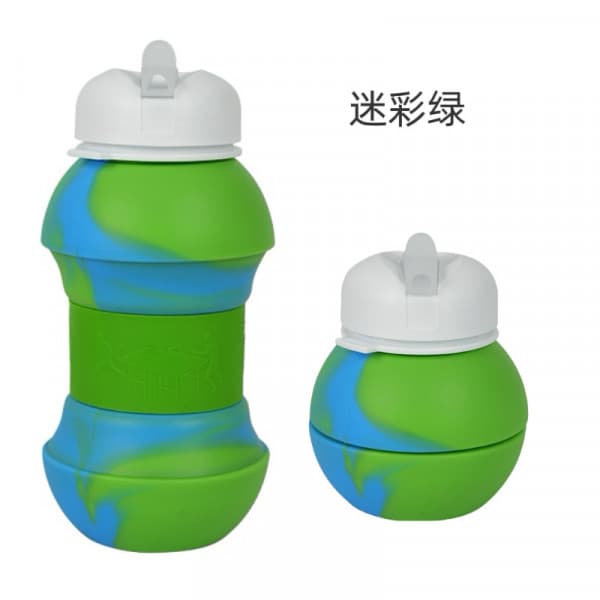 SILICONE FOLDABLE SPORTS  WATER BOTTLE 