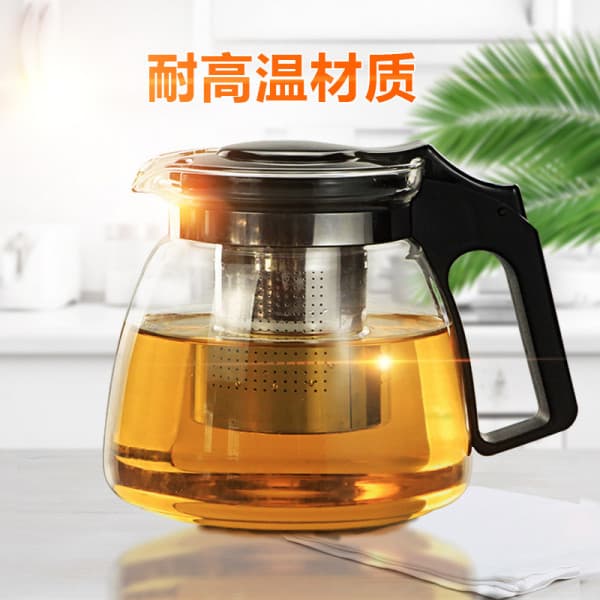 GREEN TEA STRAINER GLASS KETTLE