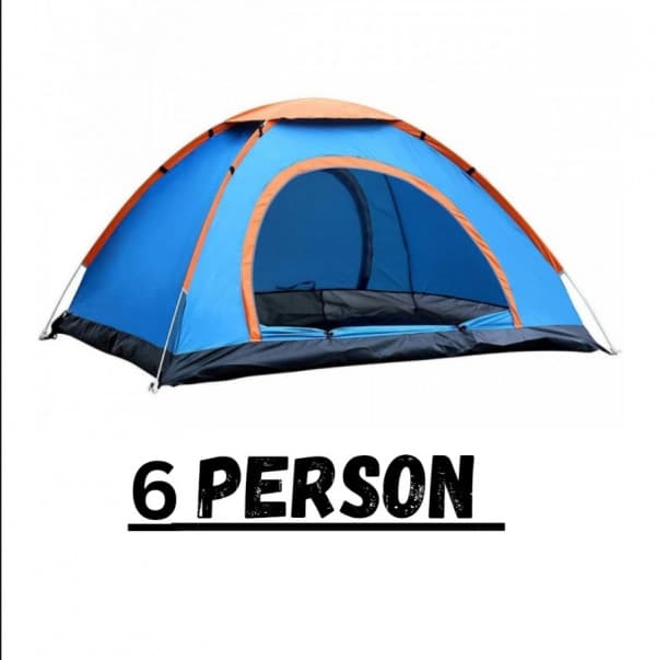 (6-PERSON) PORTABLE WATERPROOF OUTDOOR TENT 