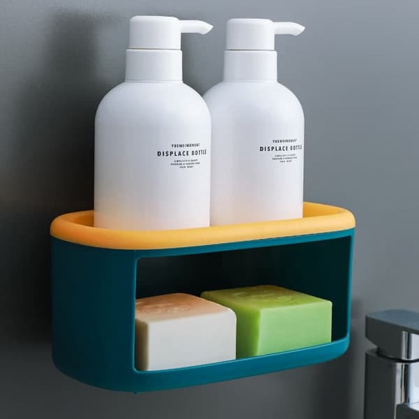 BATHROM SHELF DOUBLE STORAGE