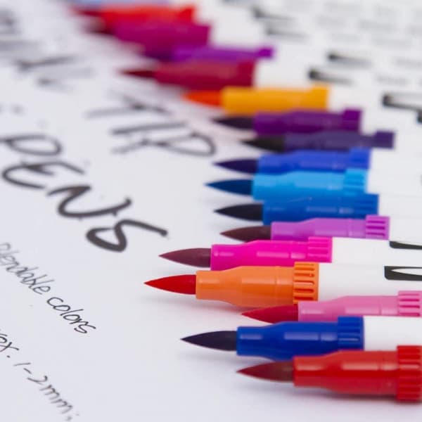 12 PCS WATER COLOUR BRUSH PEN