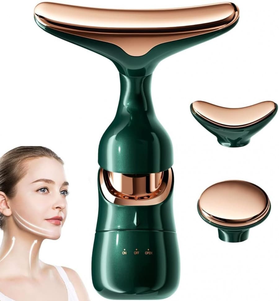 4D 3 IN 1 ANTI WRINKLES FACE NECK EYES MASSAGER 