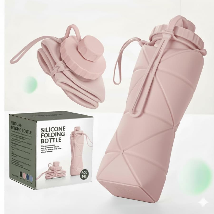 SILICONE FOLDABLE WATER BOTTLE