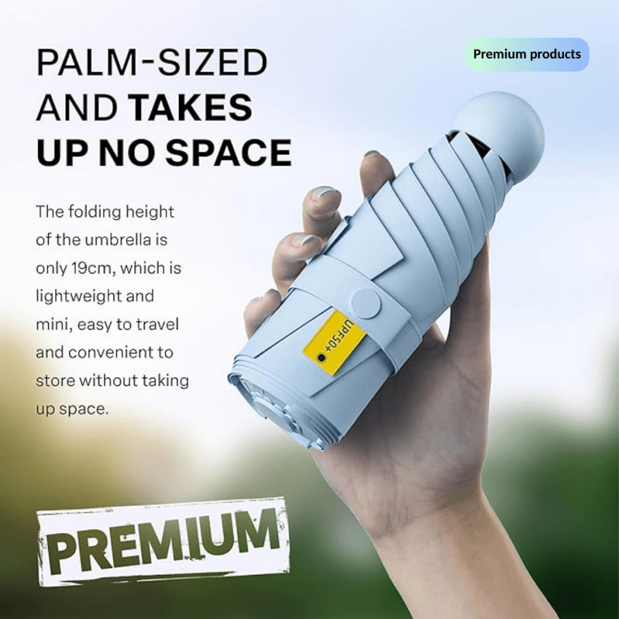 PORTABLE POCKET FOLDING UMBRELLA