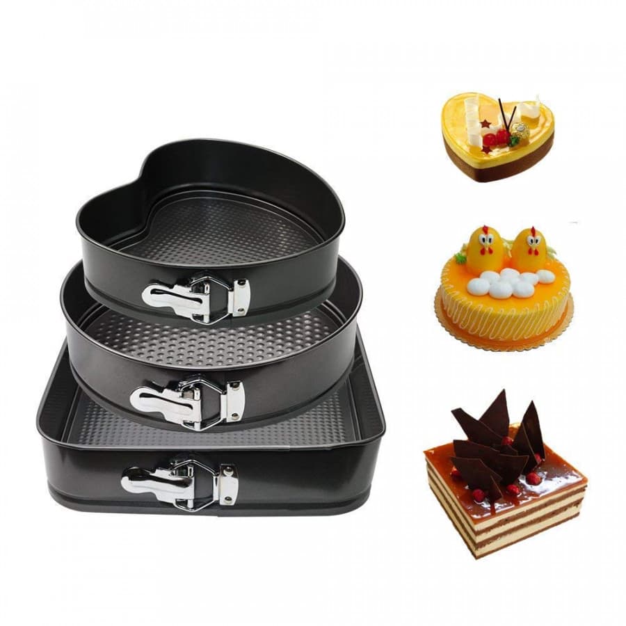 (3 PIECE SET )CAKE MOULD 