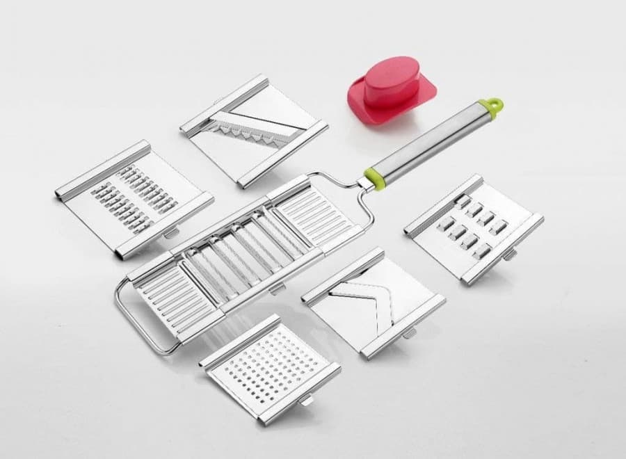 MULTIPURPOSE 6 IN 1 STAINLESS STEEL GRATER