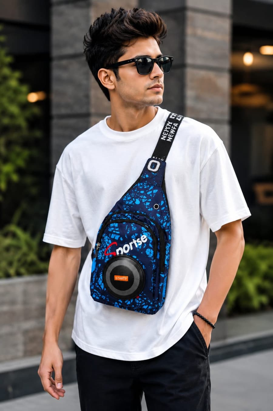 BLUETOOTH SPEAKER CROSSBODY BAG