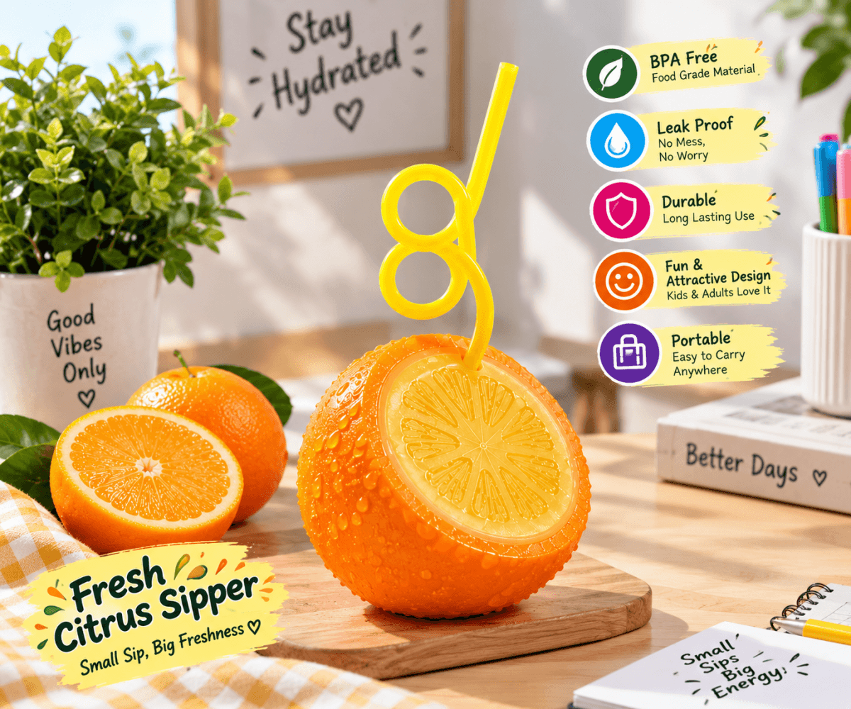 FRESH CITRUS SIPPER BOTTLE