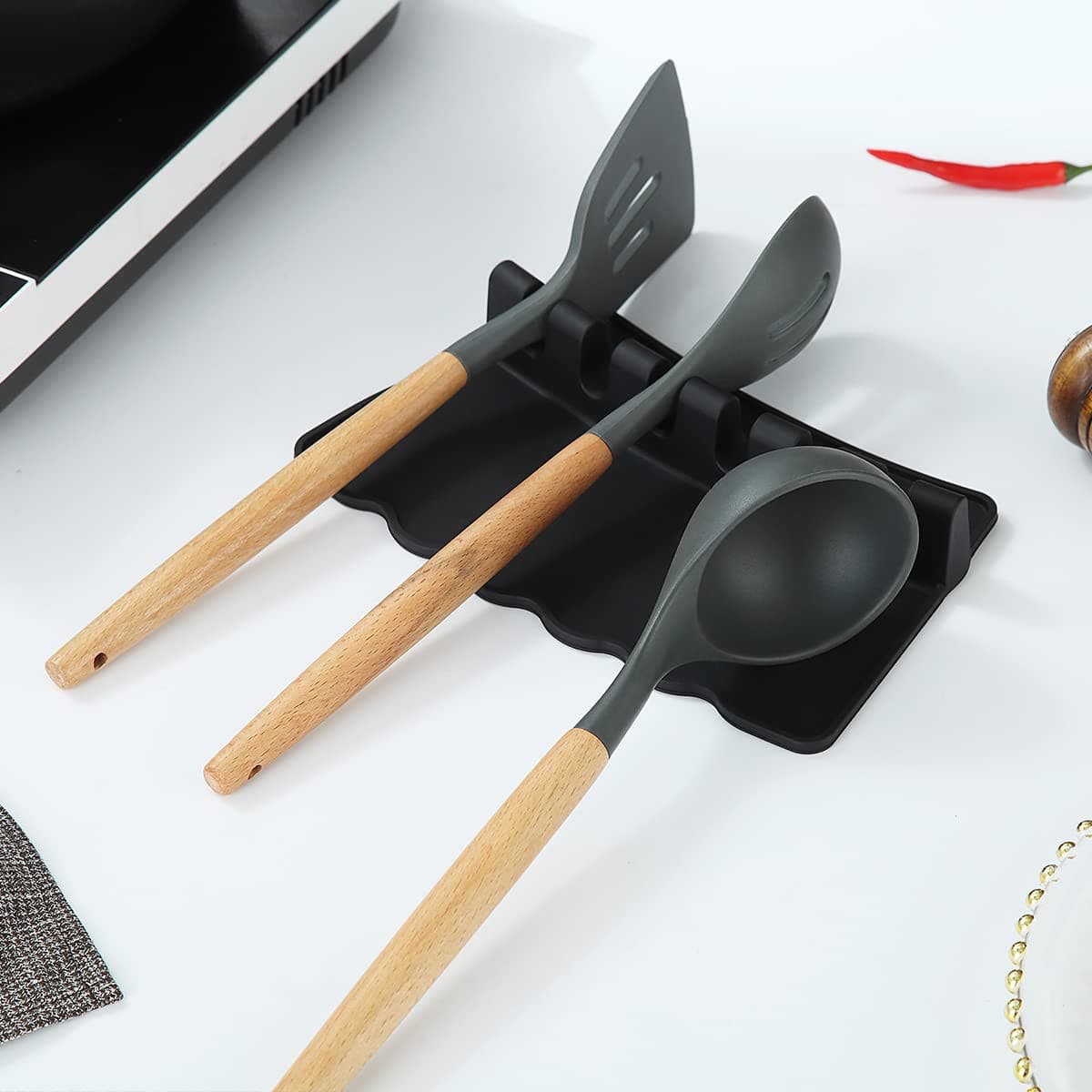 3 PCS SILICONE KITCHEN SPATULA