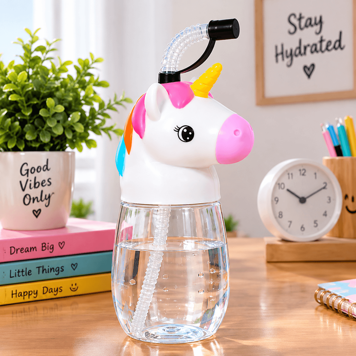 RAINBOW UNICORN WATER BOTTLE