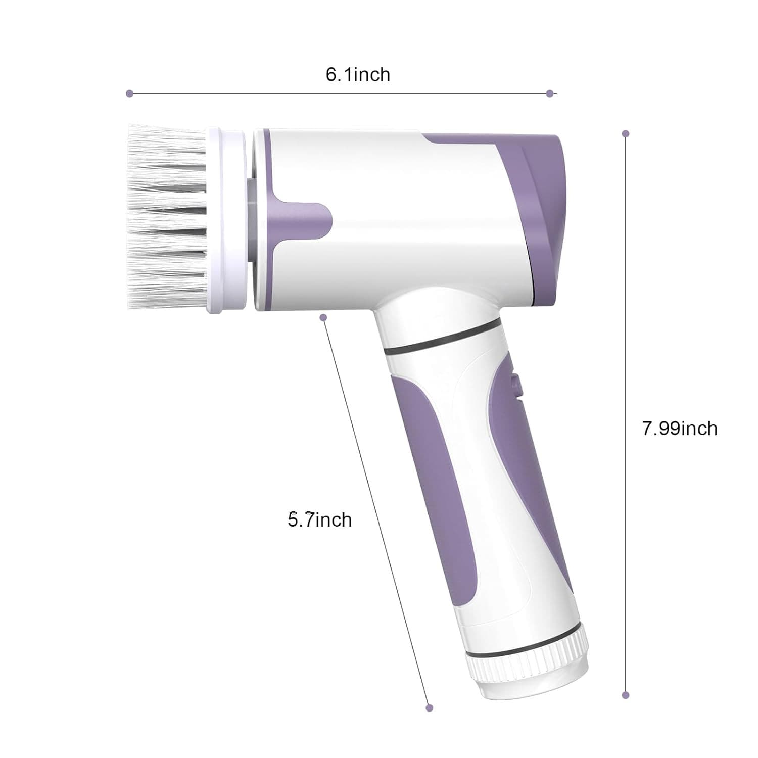 ELECTRIC SPIN SCRUBBER WITH 4 HEADS