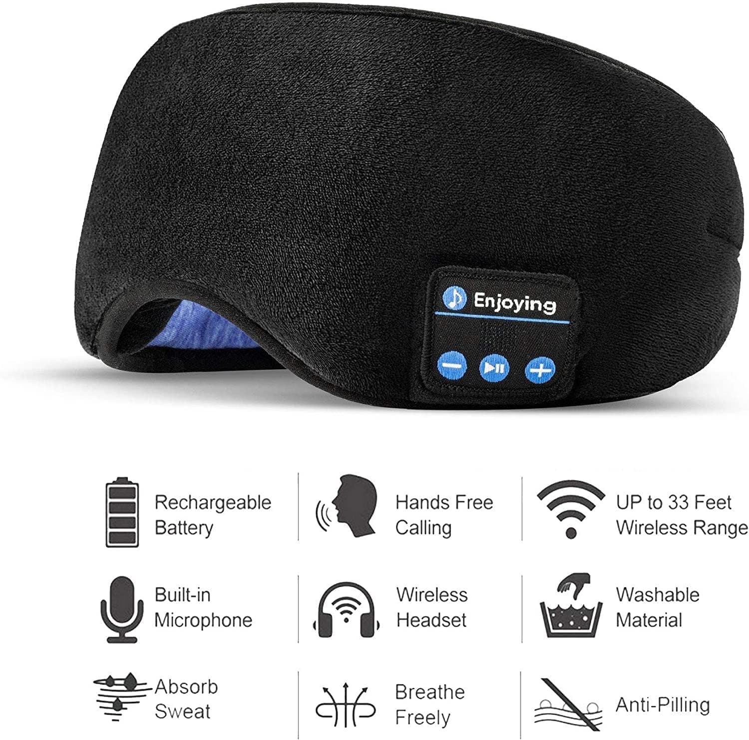 BLUETOOTH SLEEPING EYE MASK