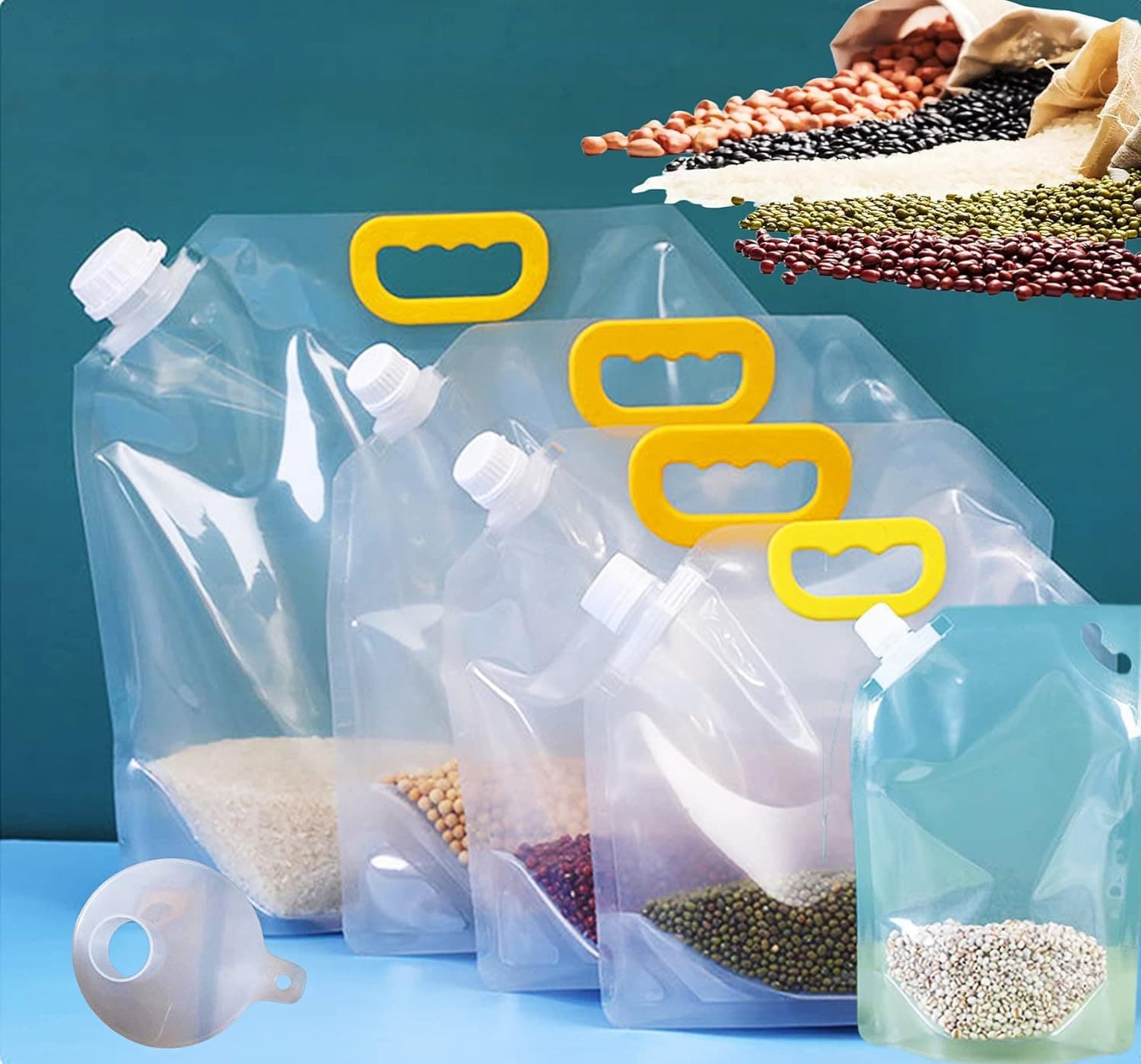 1 PC FOOD STORAGE BAG GRAIN SEALED BAG (1.5 LITER)