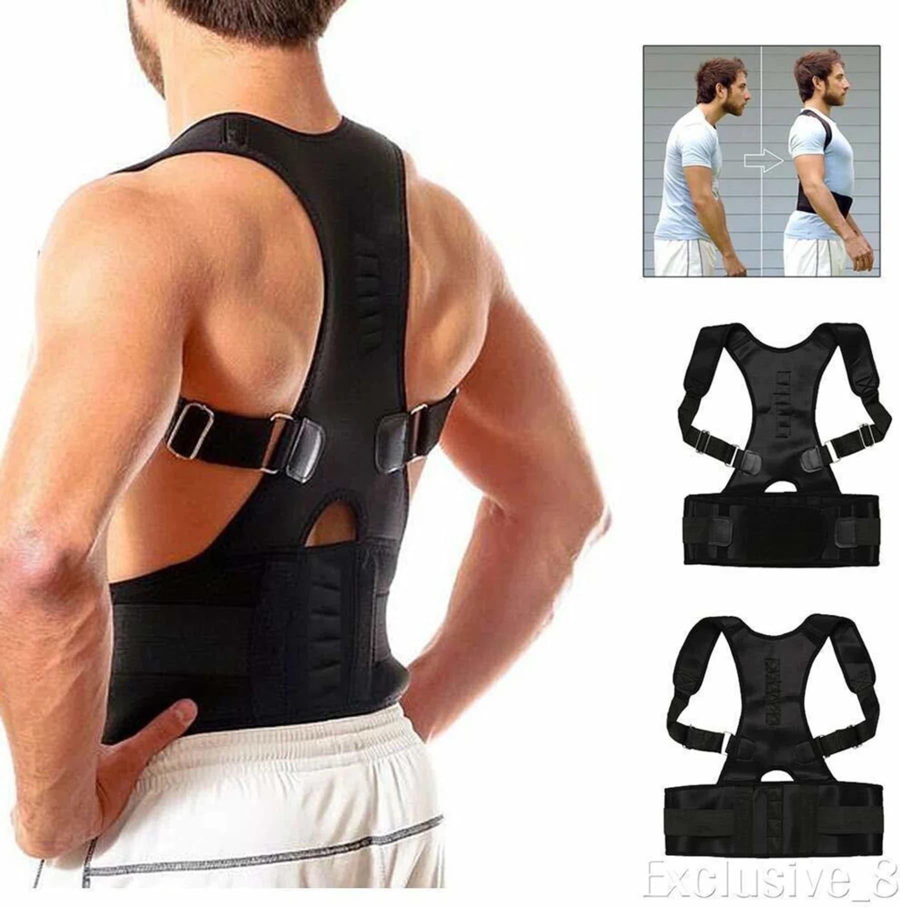 REAL DOCTORS PLUS POSTURE SUPPORT BRACE BELT
