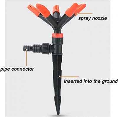 360° ROTATING GARDEN SPRINKLER