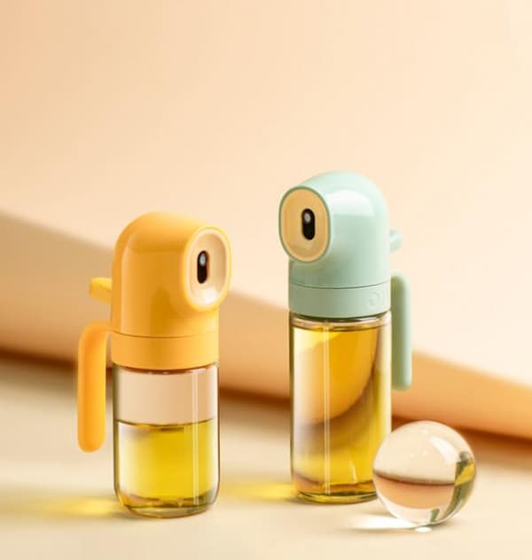 EYE CAP GLASS OIL SPRAY BOTTLE (180 ML)