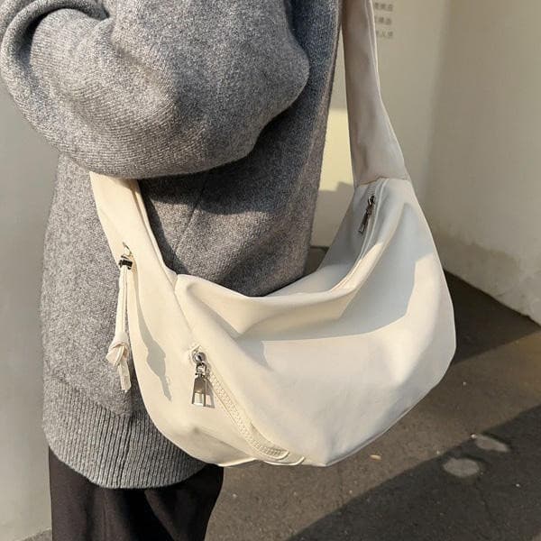 SOFT LEATHER UNDERARM SHOULDER BAG