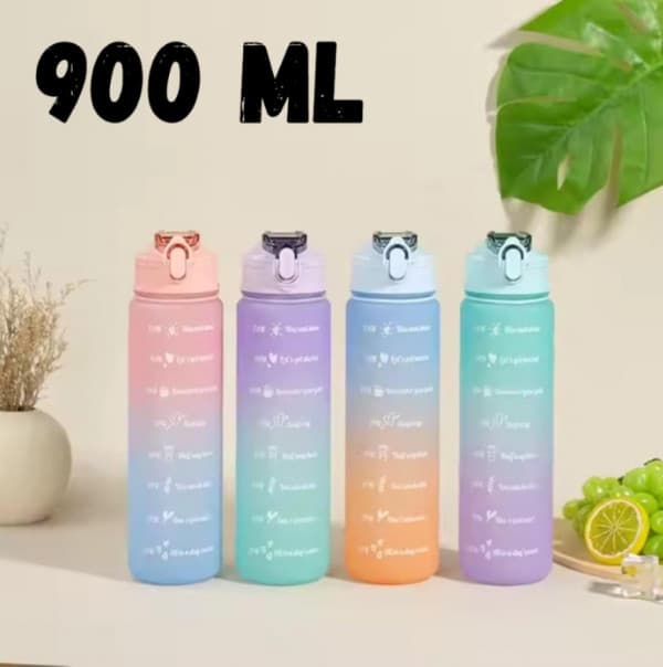 900ML MOTIVATIONAL WATER BOTTLE