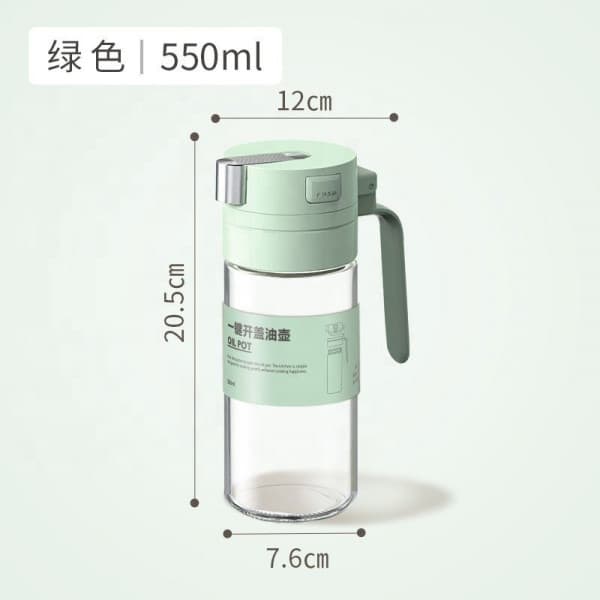 550ML KITCHEN GLASS VINEGAR BOTTLE
