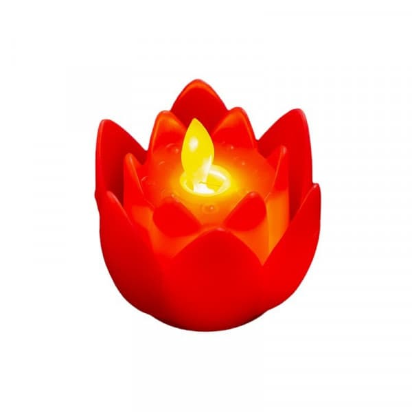LOTUS SHAPE LED CANDLE DIYA