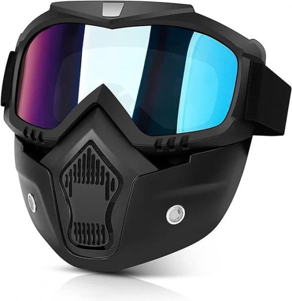 MOTORCYCLE GOGGLE FACE MASK