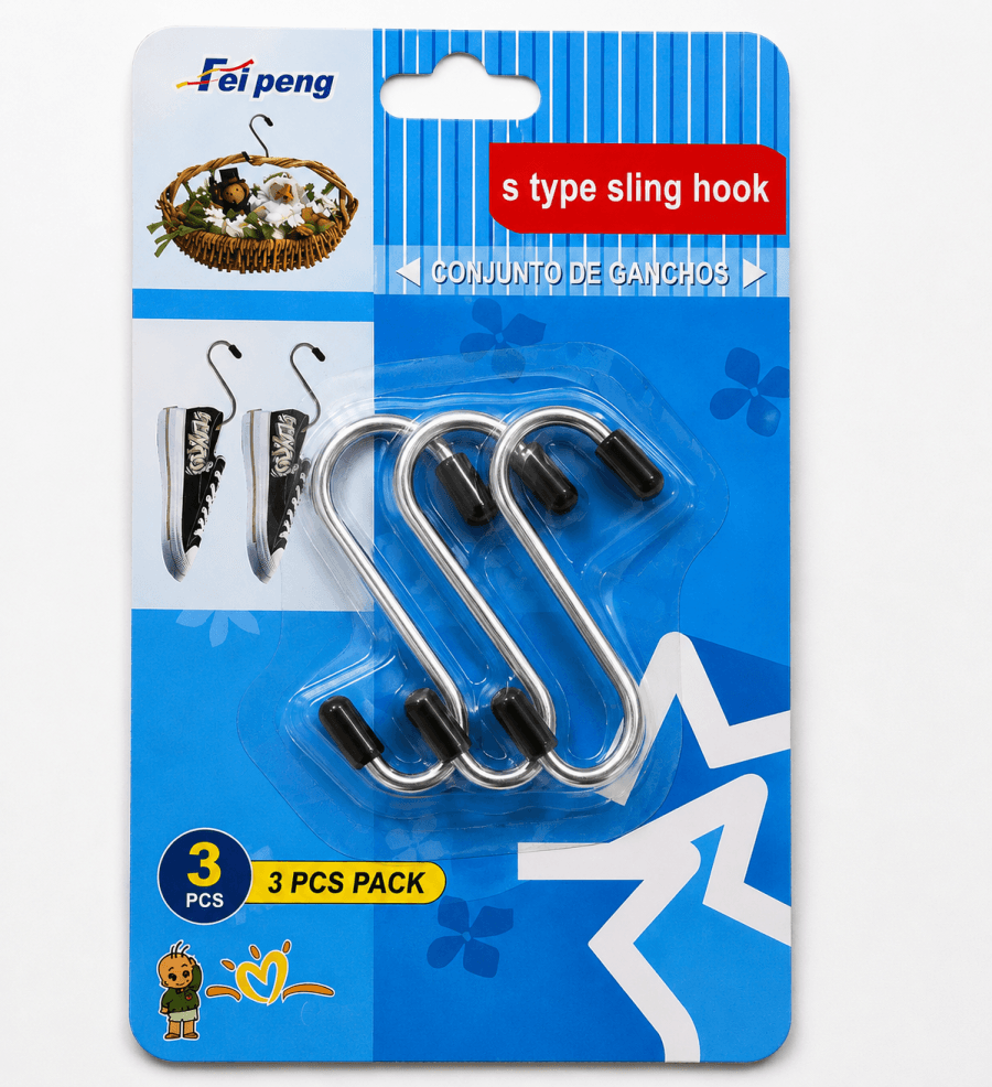 S-TYPE SLING HOOKS (PACK OF 3)