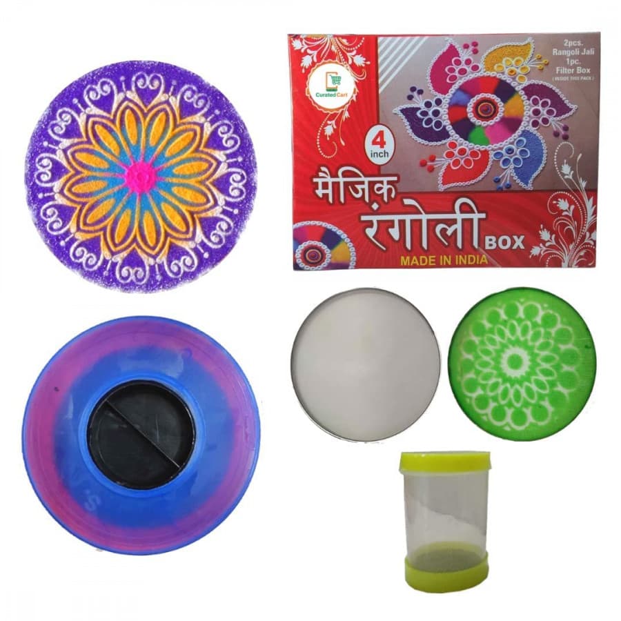 RANGOLI DESIGN SET 4 INCH